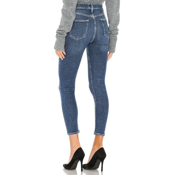 NWT Citizens of Humanity Rocket Crop in Story Mid Rise Stretch Skinny Jeans 33 - Picture 3 of 9